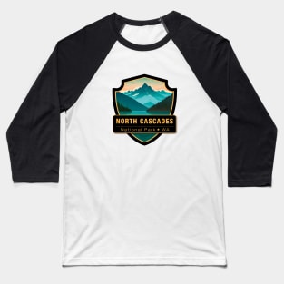 North Cascades National Park Baseball T-Shirt